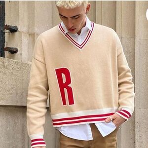 Reeseource x Tanner Reese Varsity Knit Sweater Jumper Unisex Free Size